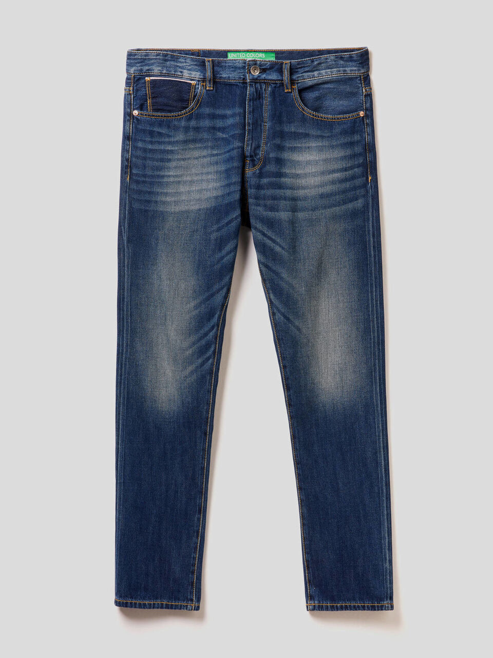 Five-Pocket-Jeans mit Used-Effekt image number 1