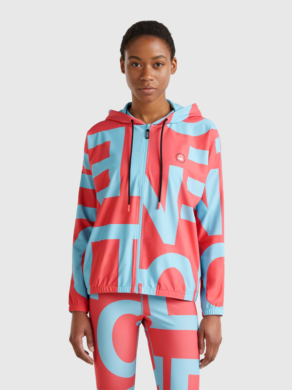Sport-Sweatshirt mit Logo-Print Damen