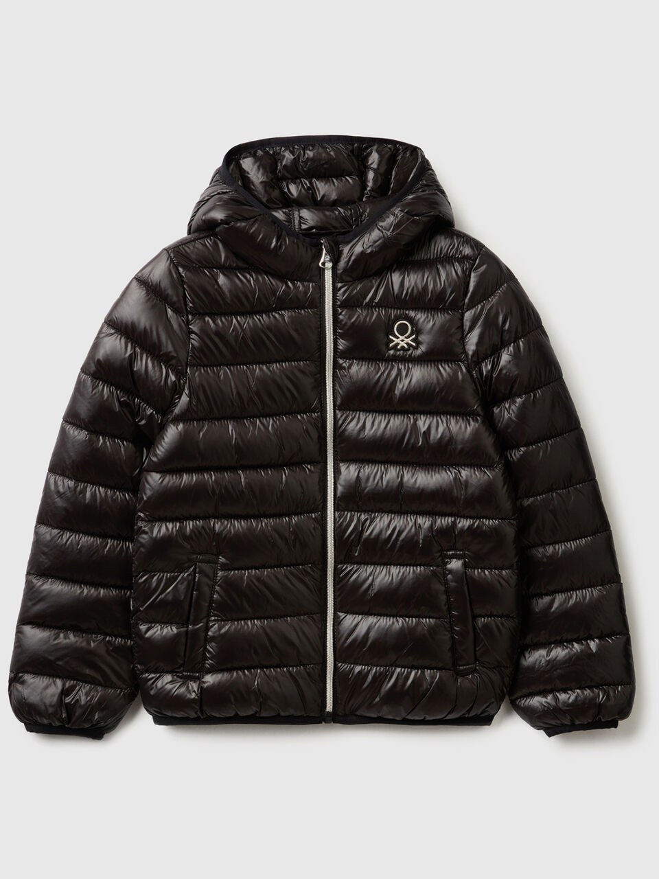 Wattierte Jacke mit Kapuze image number 1