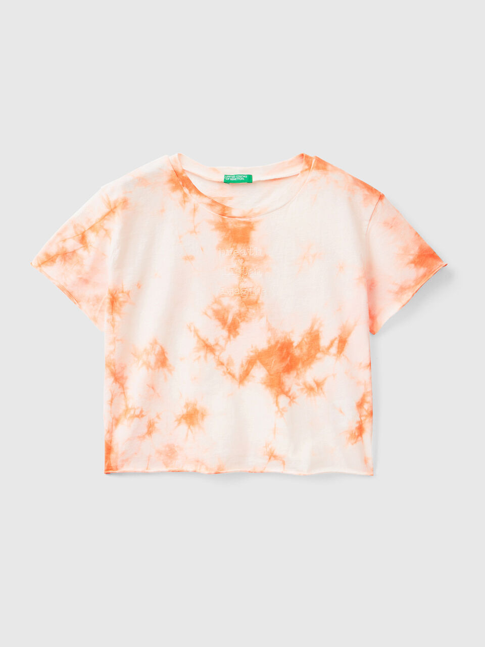 Batik-T-Shirt mit Stickerei image number 1