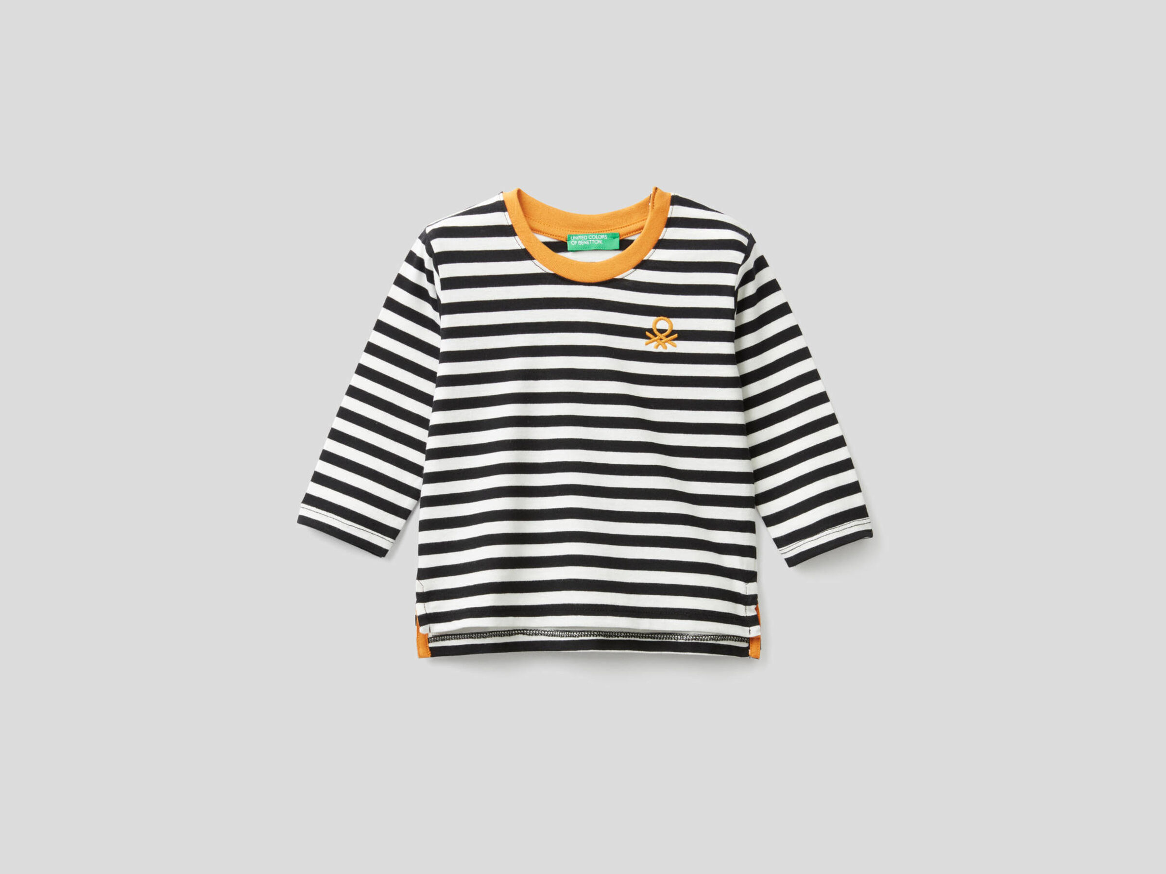 Gestreiftes T-Shirt aus Bio-Baumwolle image number null