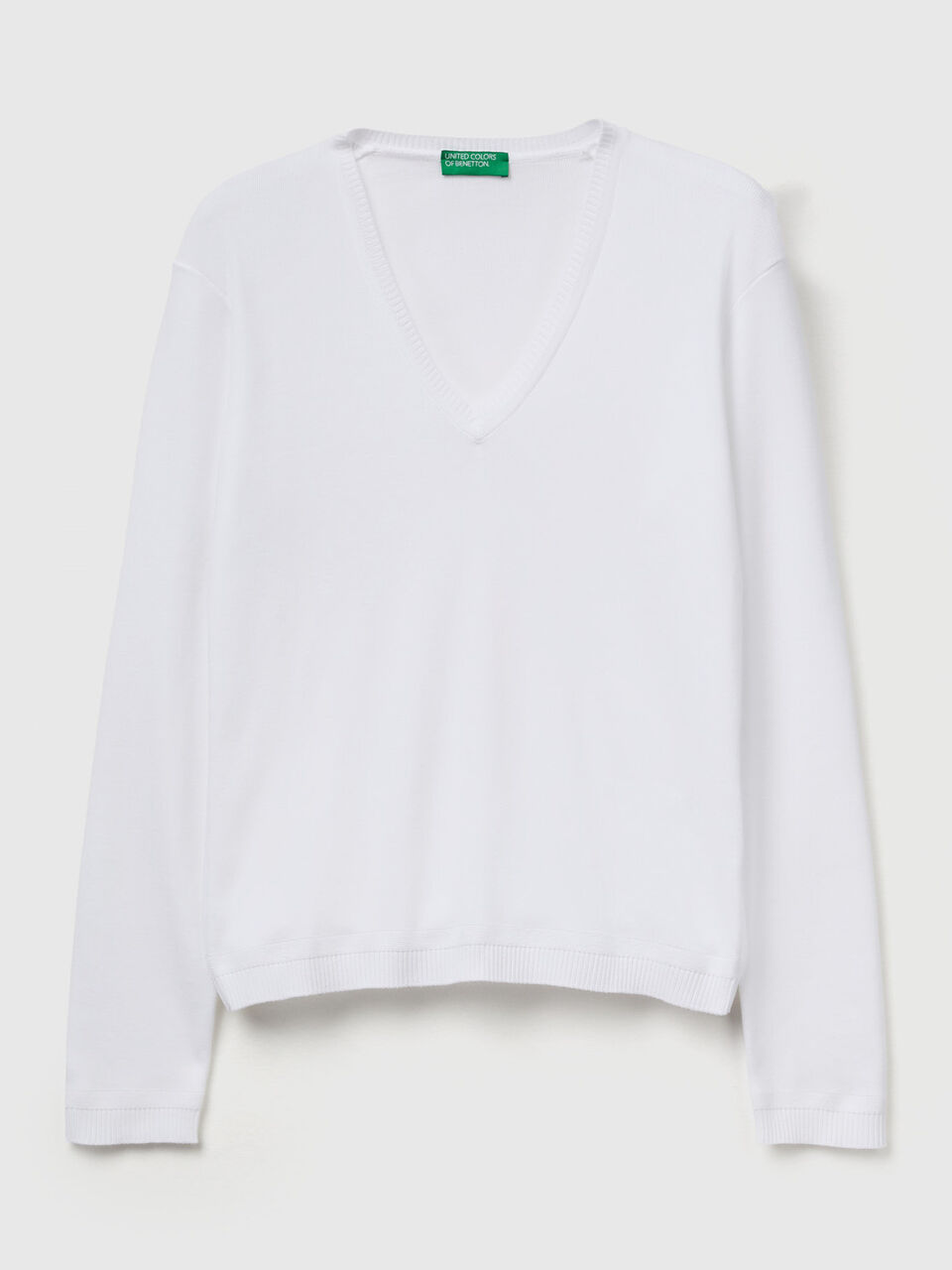 V NECK SWEATER L/S Damen image number 1