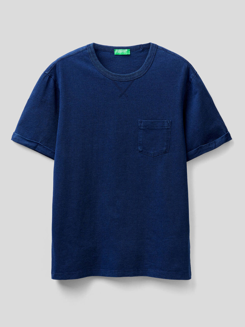 T-Shirt aus 100% Baumwolle mit Used-Effekt image number 1