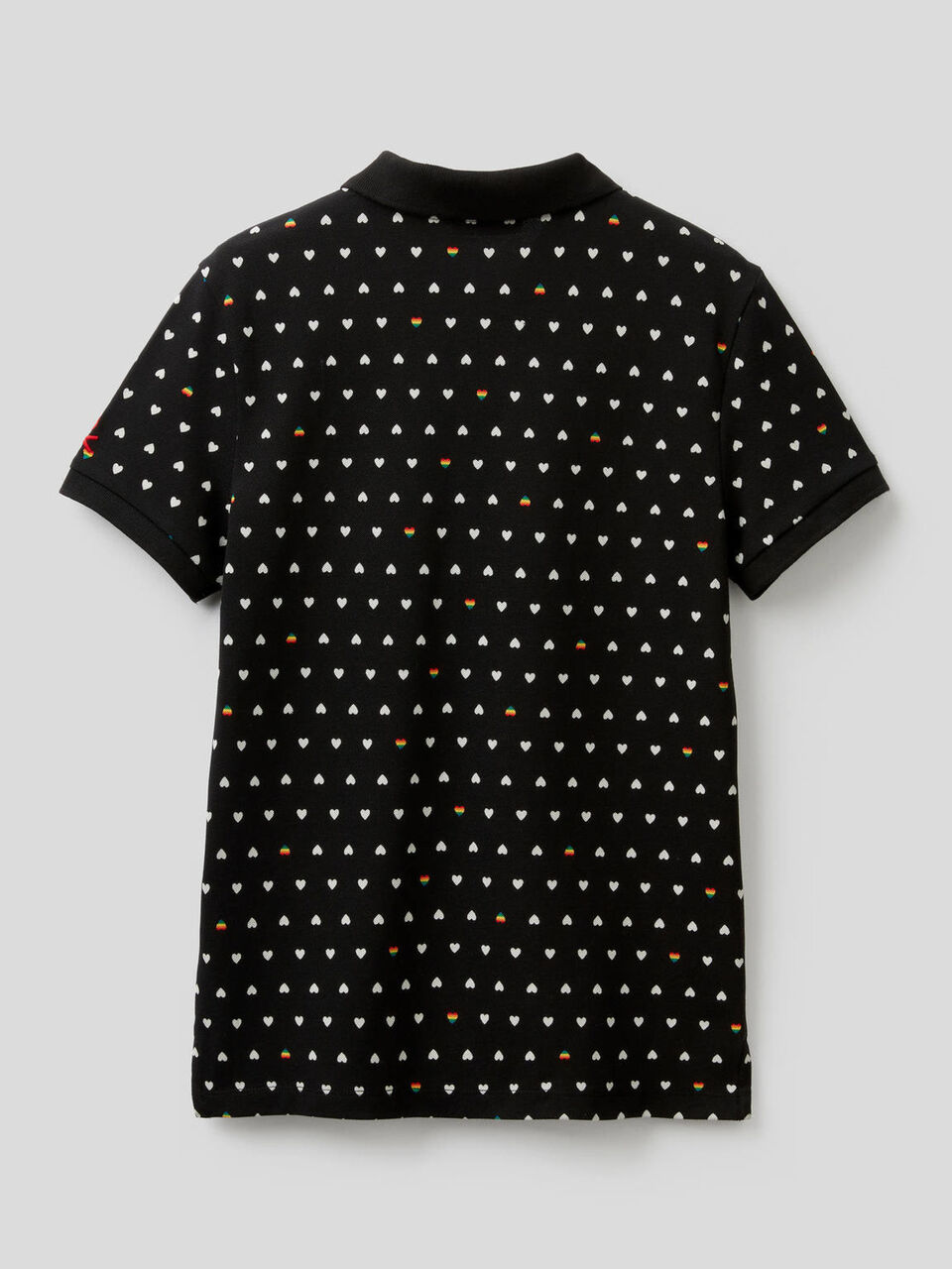 Polo mit Print aus stretchiger Baumwolle image number 2
