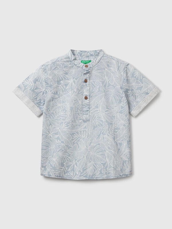 Hemd mit tropischem Print Jungen