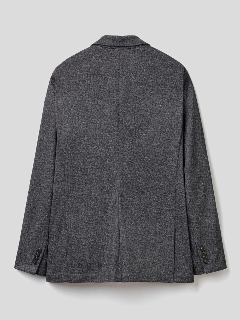 Slim-Fit-Blazer mit meliertem Effekt image number 2