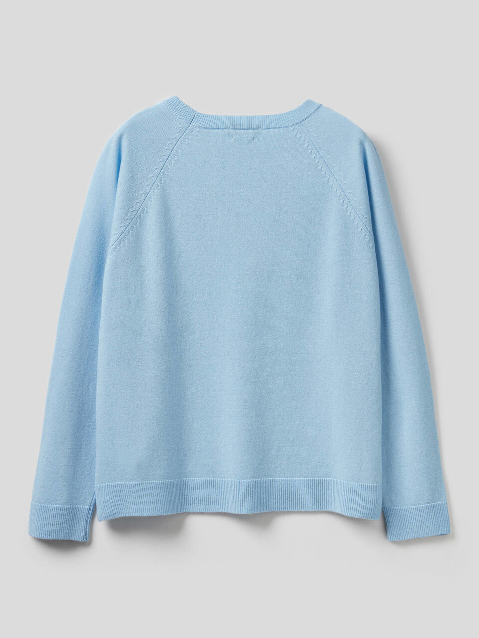 Pullover mit Rundausschnitt in einer Mischung aus Wolle und Cashmere image number 2