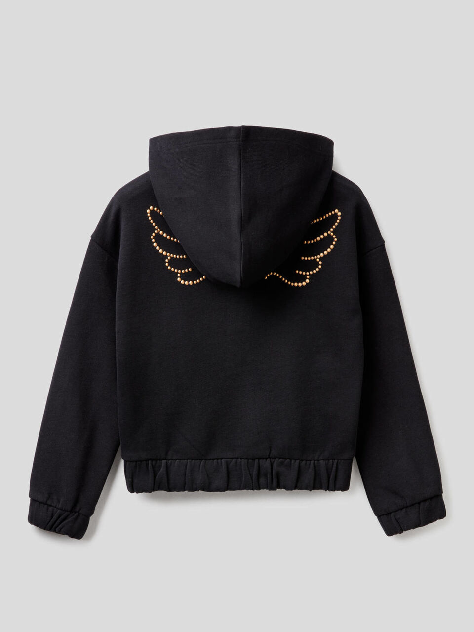 Cropped-Sweatshirt mit Nieten image number 2