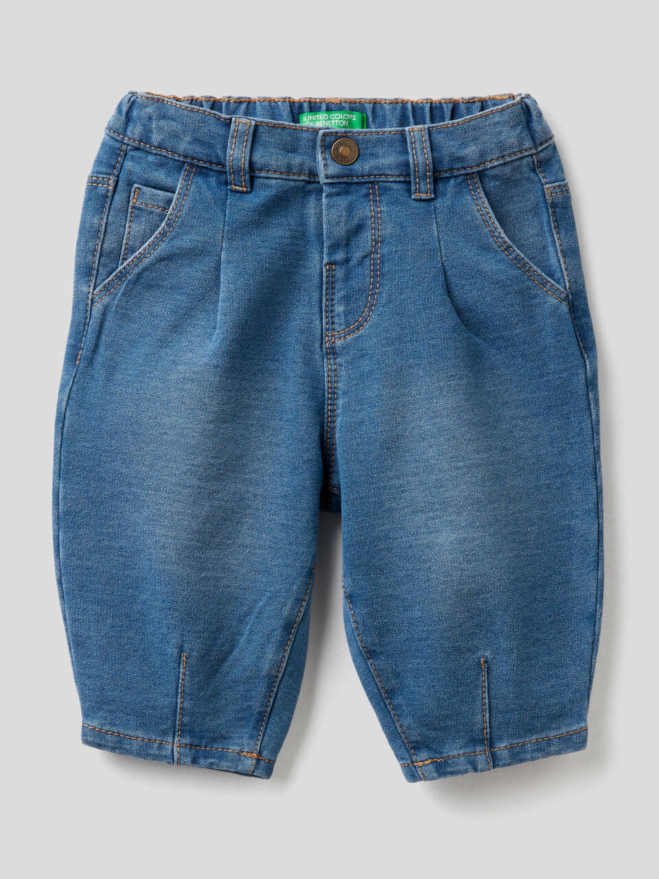 Slouchy-Hose mit Denim-Effekt image number 1