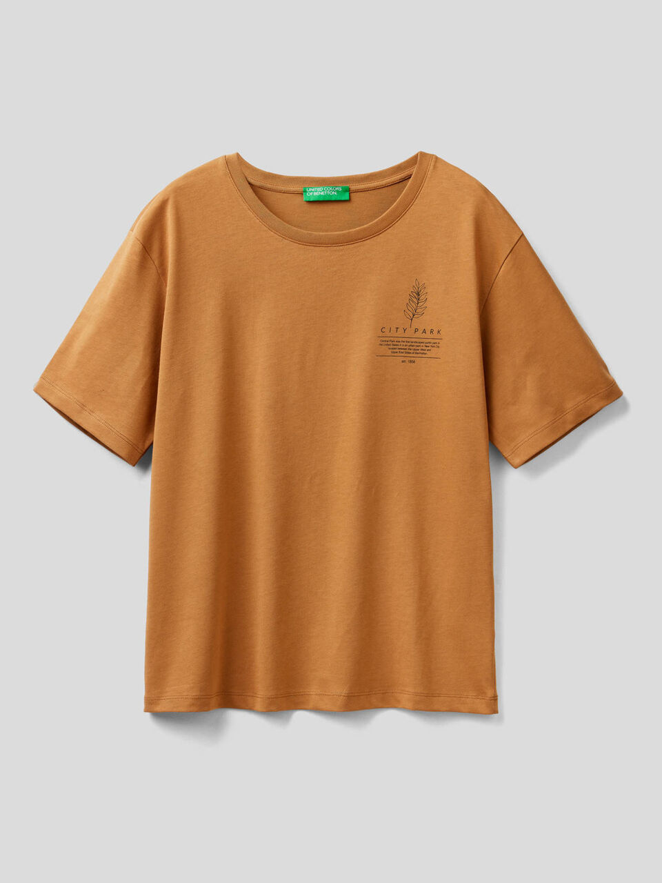 T-Shirt aus 100% Bio-Baumwolle mit Slogan image number 1