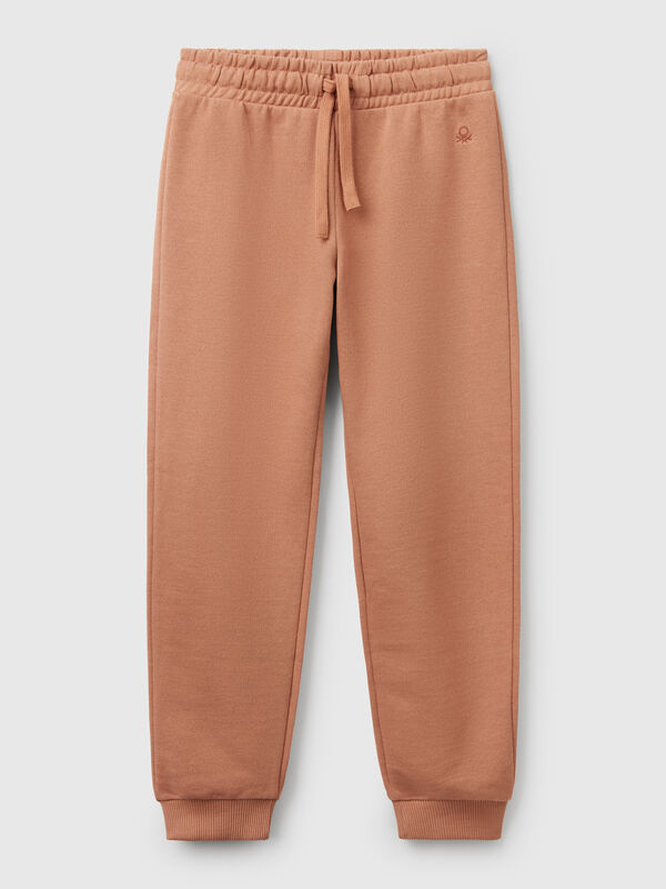 Sweatstoffhose mit Logo Mädchen