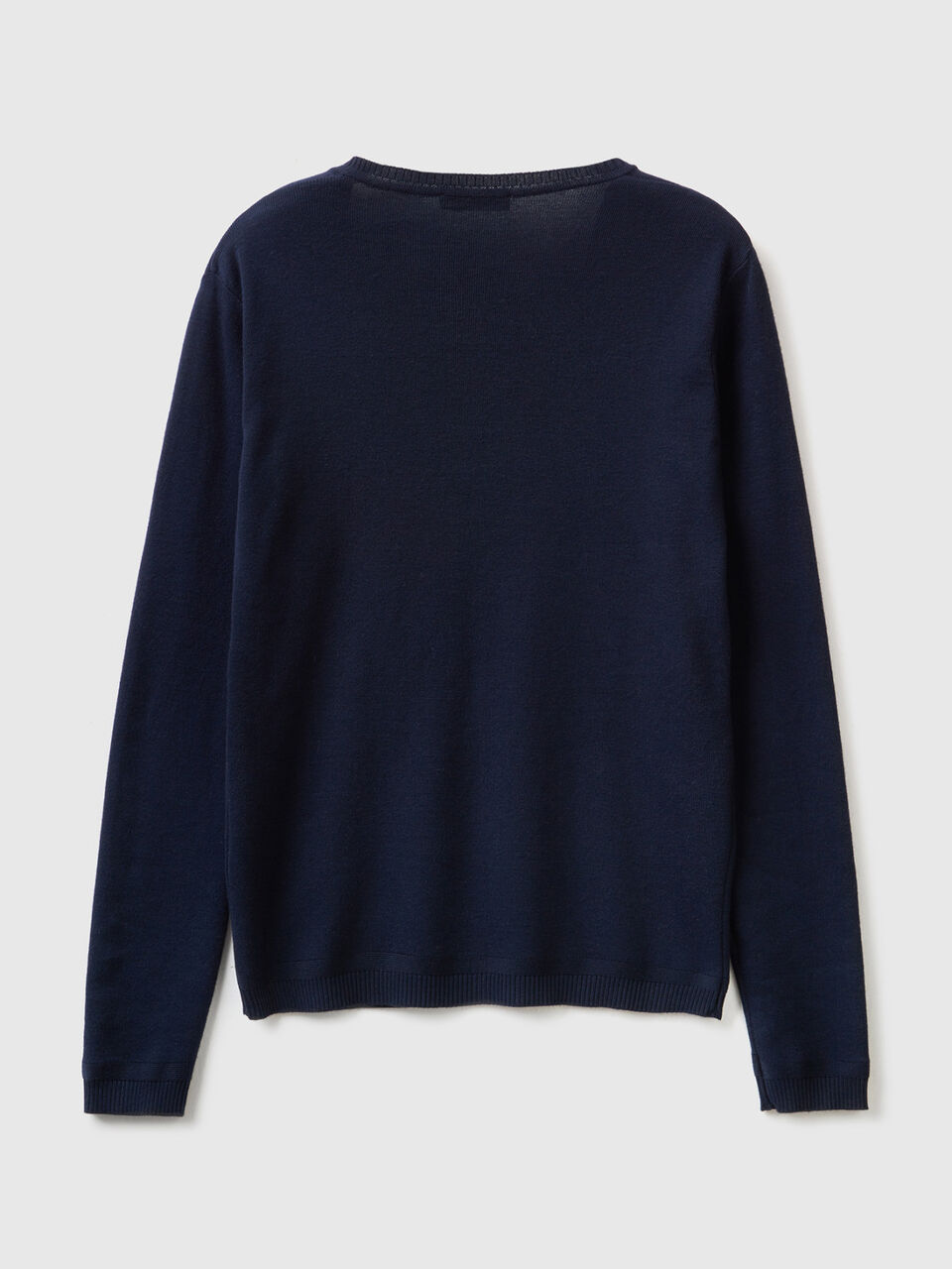 Pulli aus reiner Baumwolle mit V-Ausschnitt image number 2