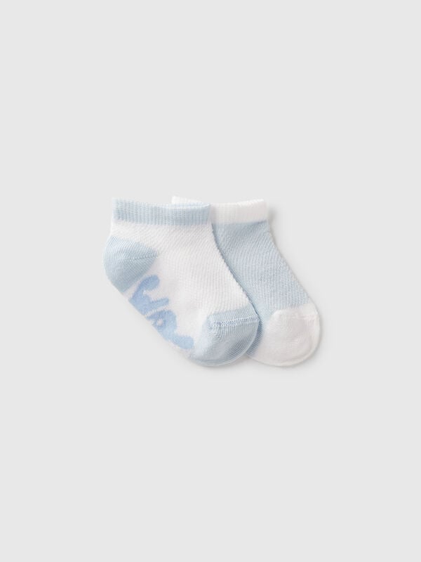 Zweifarbiges Sockenset Newborn