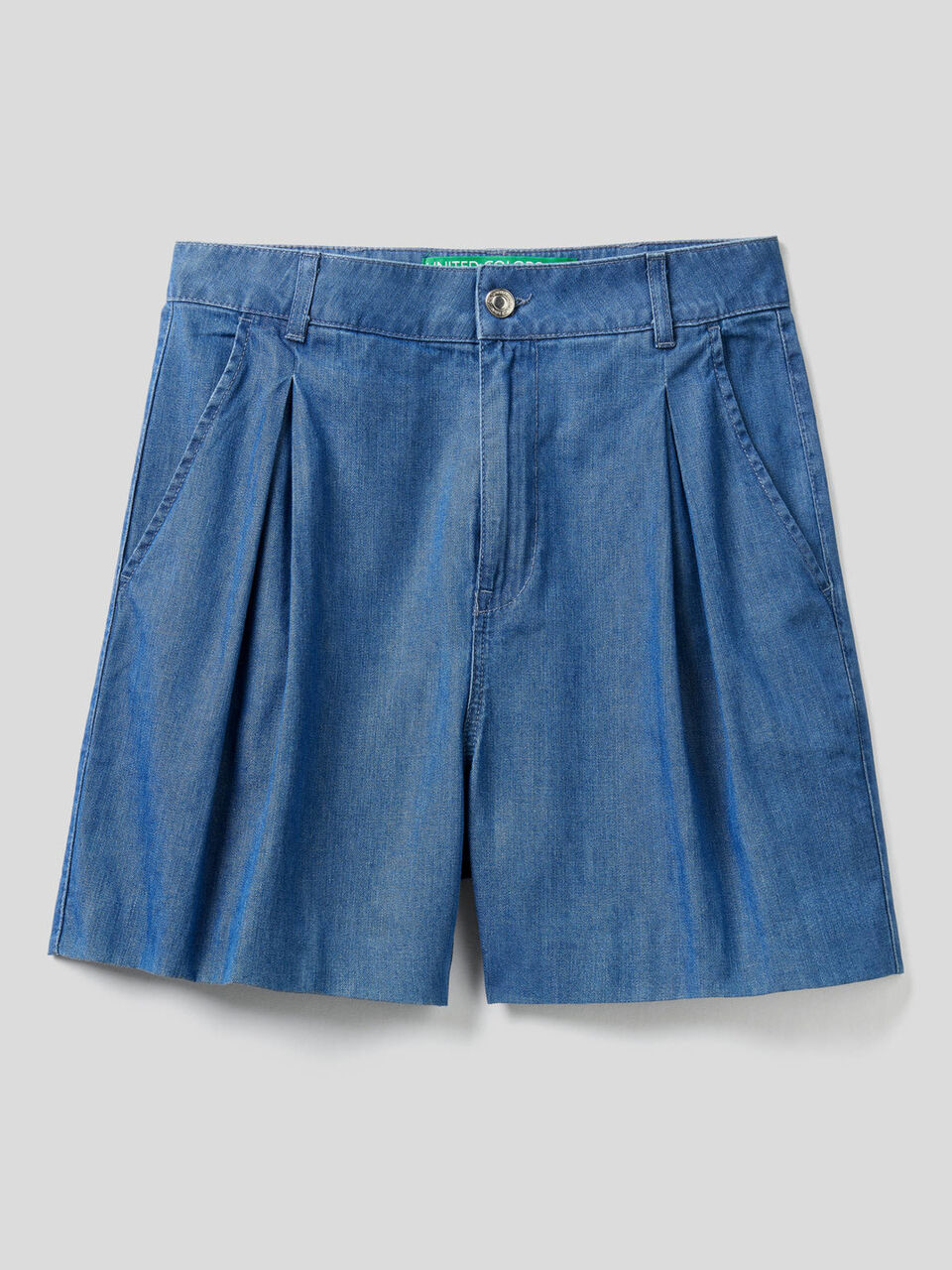 Shorts aus Denim in 100% Baumwolle image number 1