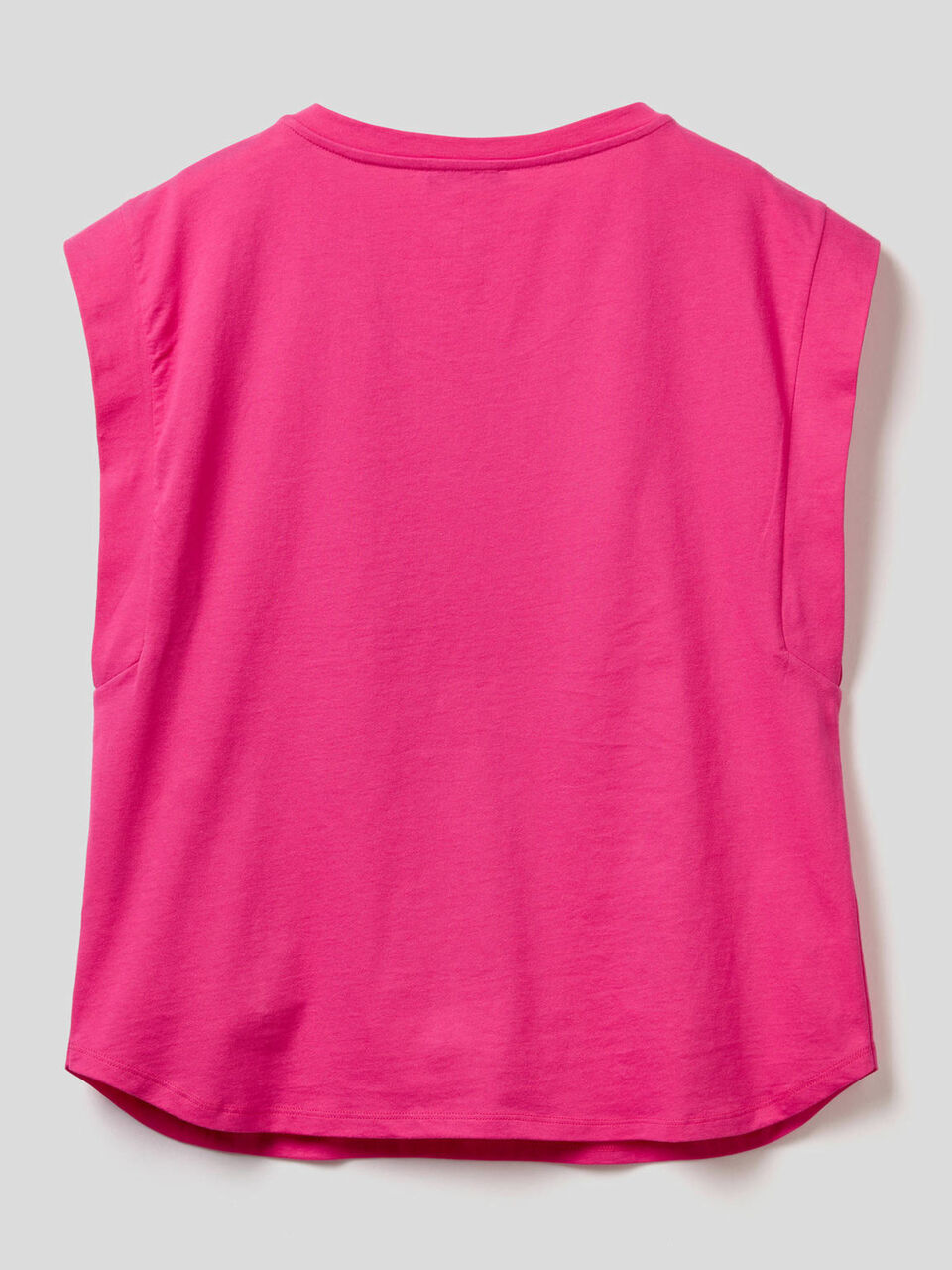 T-Shirt aus Baumwolle mit Flügelärmeln image number 2