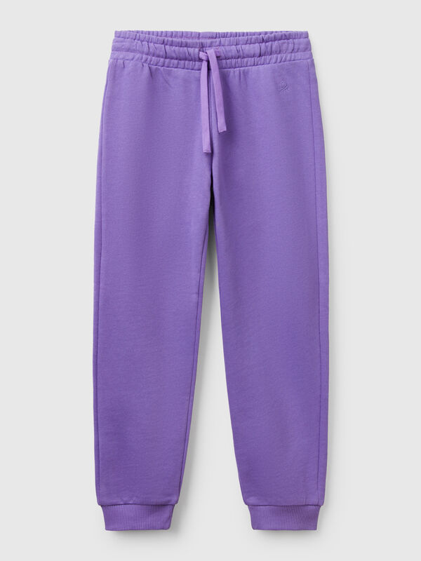 Sweatstoffhose mit Logo Mädchen