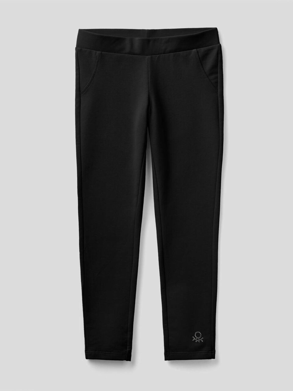 Leggings aus Sweatstoff mit Logo image number null