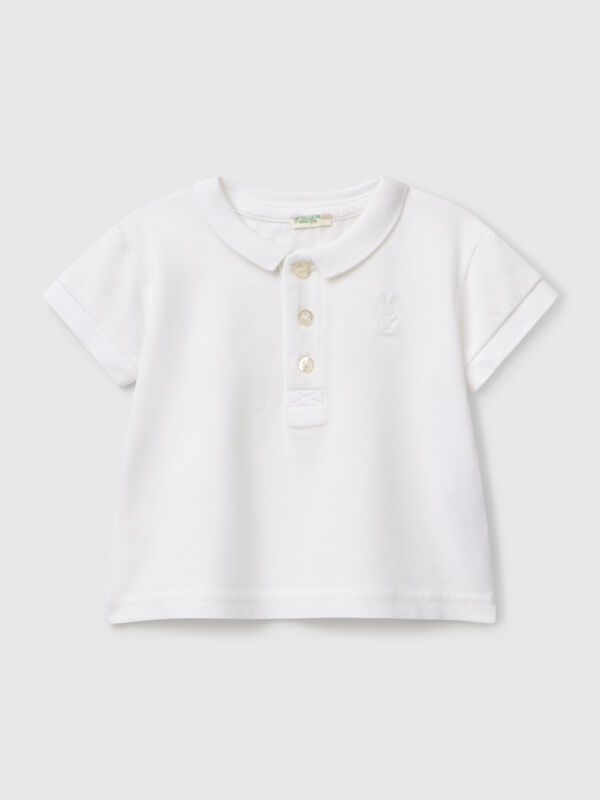 Kurzarm-Poloshirt Newborn