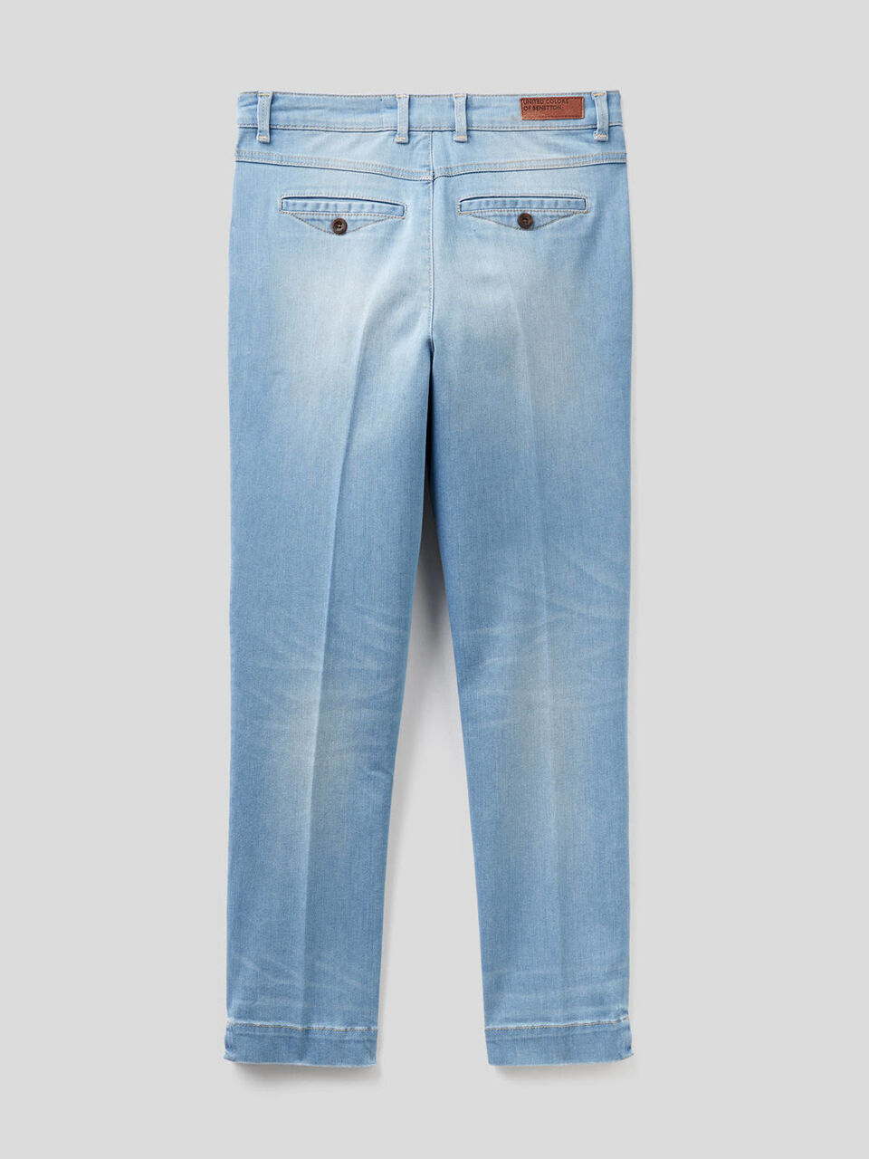Slim-Fit-Chinos aus Denim image number 2