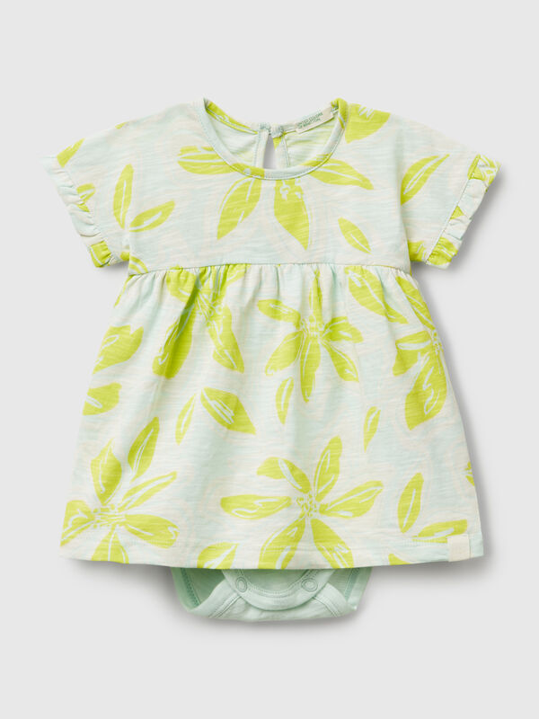 Kleid mit Blumendruck Newborn