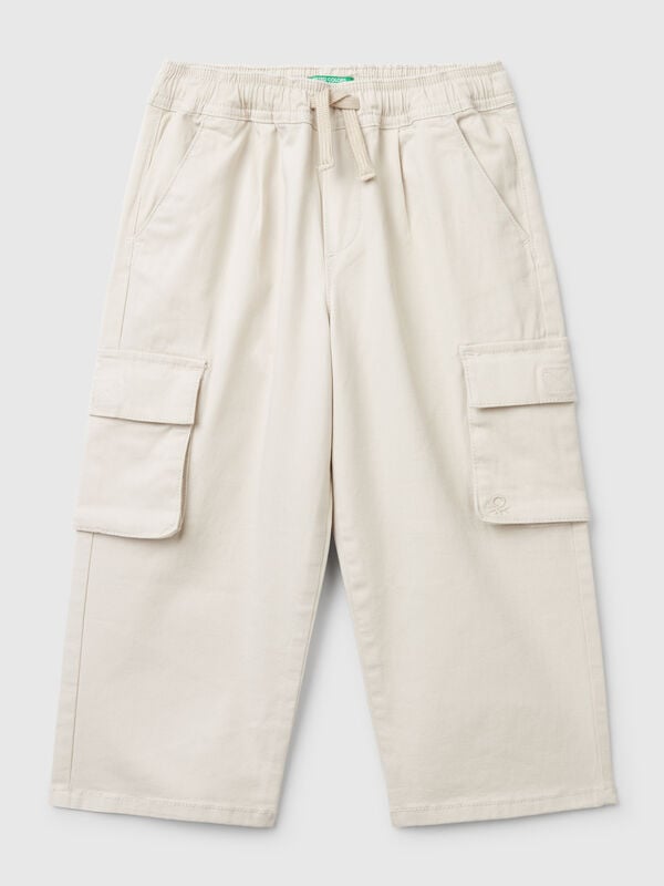 Cargohose aus Stretch-Baumwolle Jungen