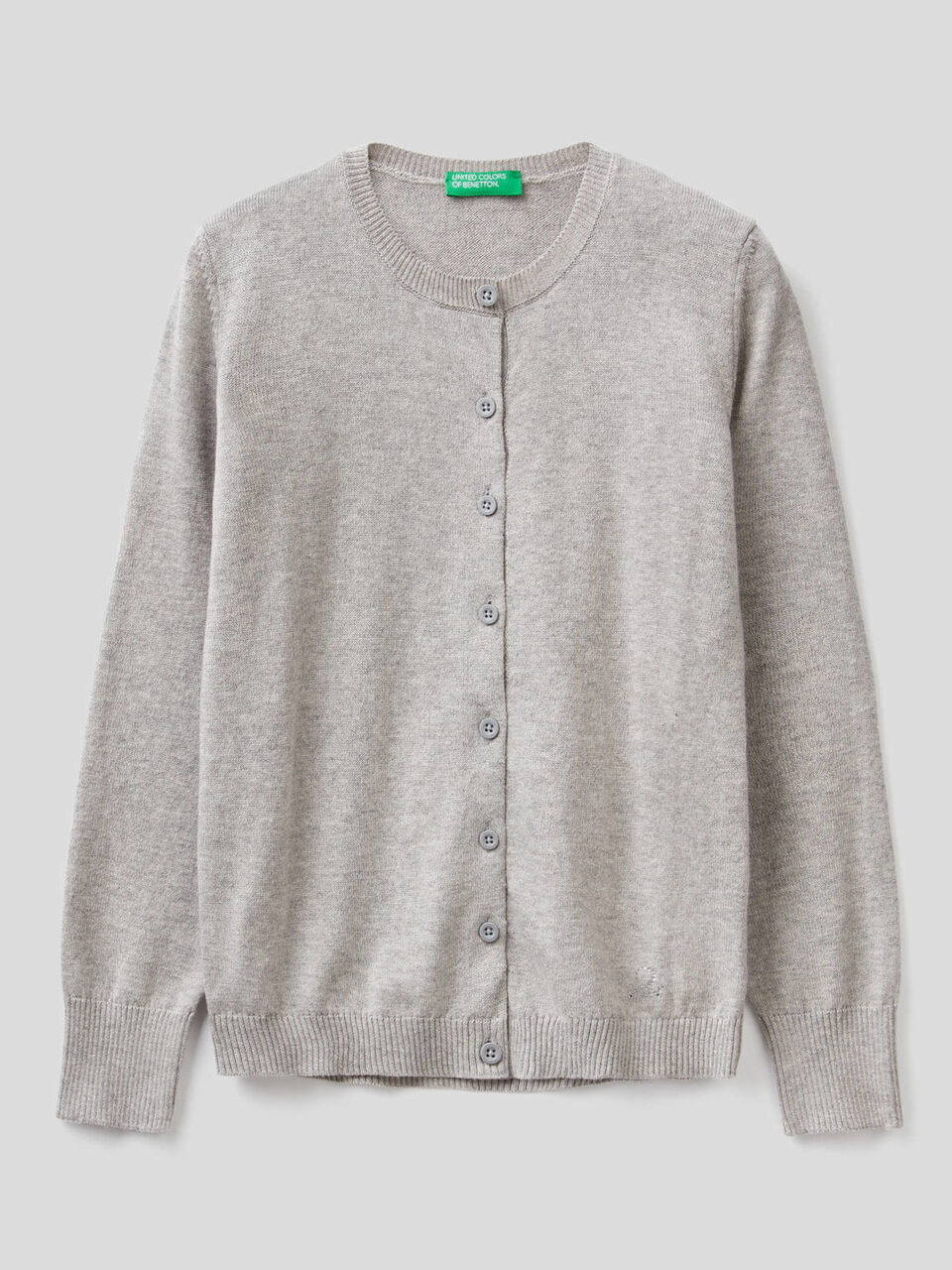 Strickjacke aus Trikot in 100% Baumwolle image number 1