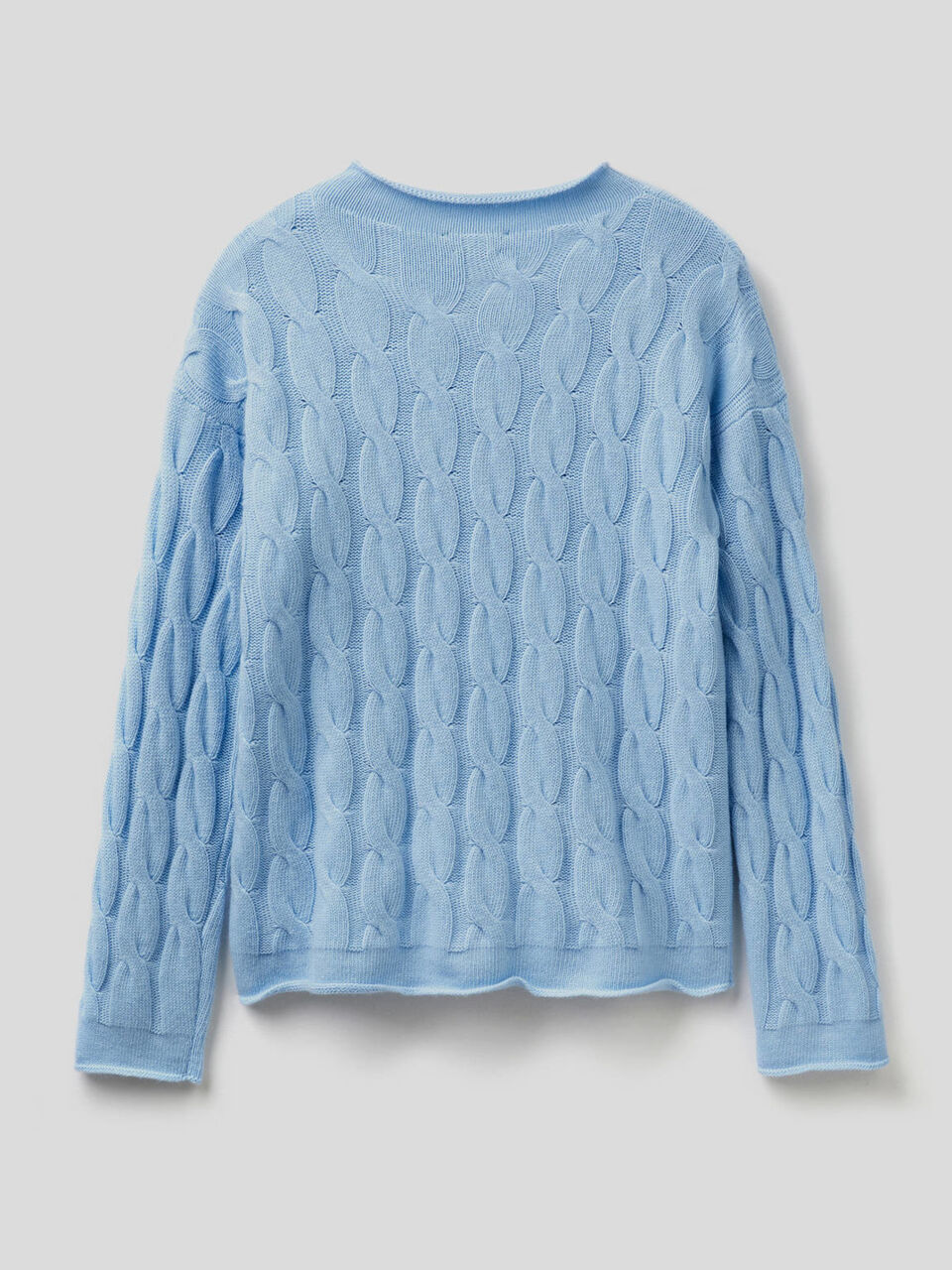 Pullover mit Flechtmuster image number 2
