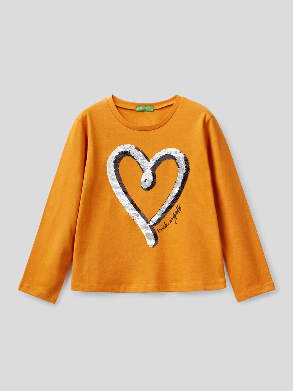 T-Shirt aus 100% Baumwolle mit Pailletten image number 2