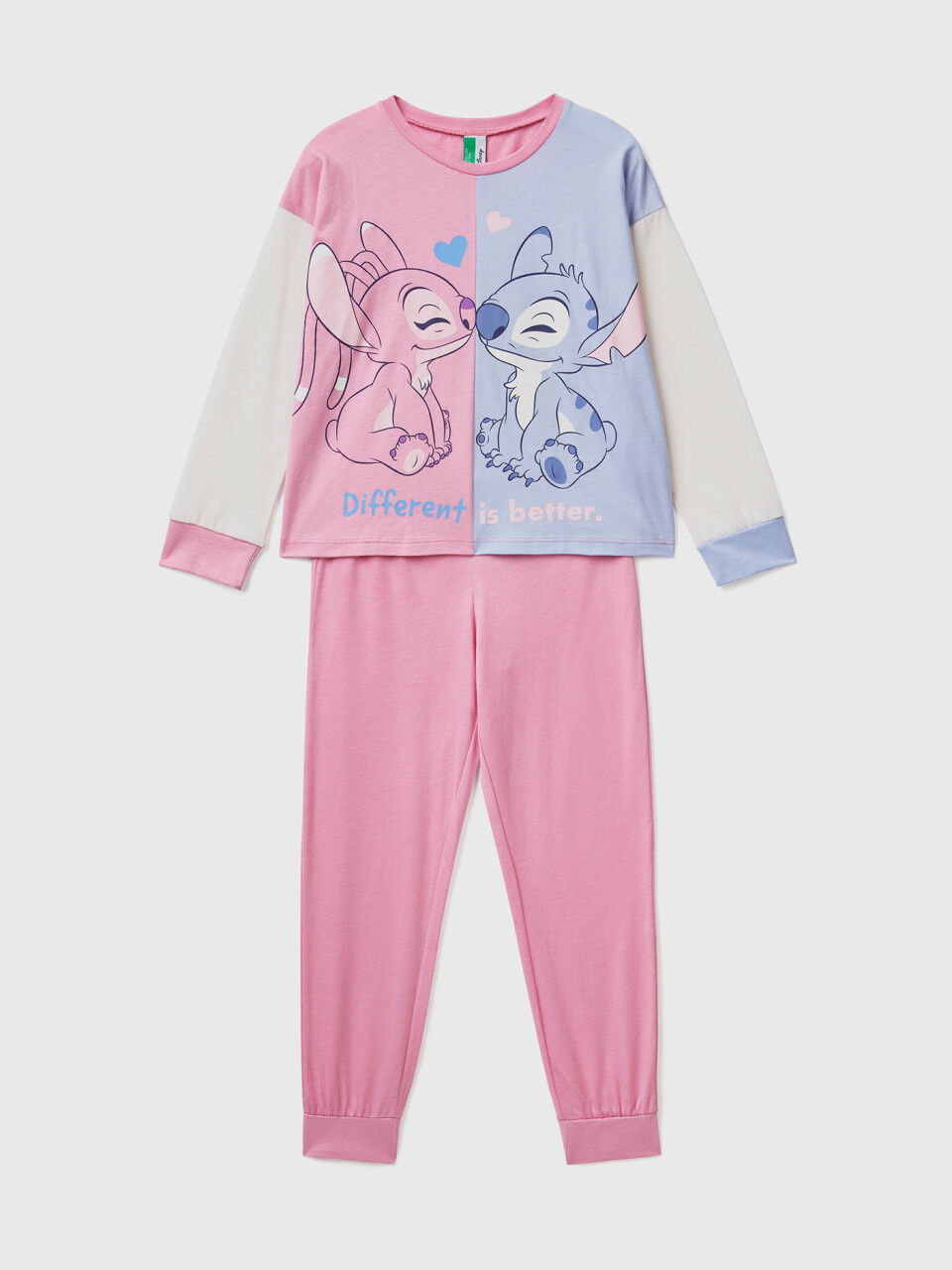 Warmer Stitch & Angel Pyjama mit Glitzer