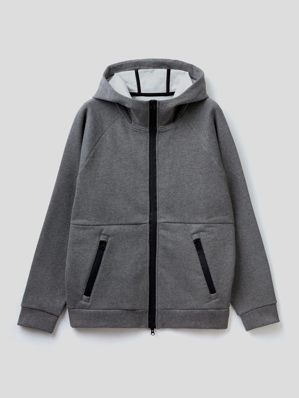 Sweater mit Zip und Kapuze image number 1