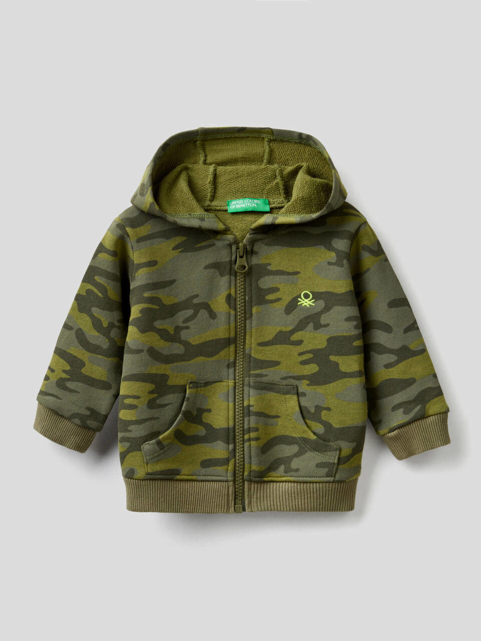 Sweatshirt aus reiner Baumwolle mit Print image number 1