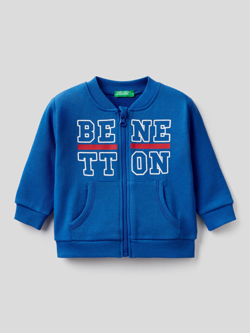 Sweatshirt aus Bio-Baumwolle mit Reißverschluss image number 1