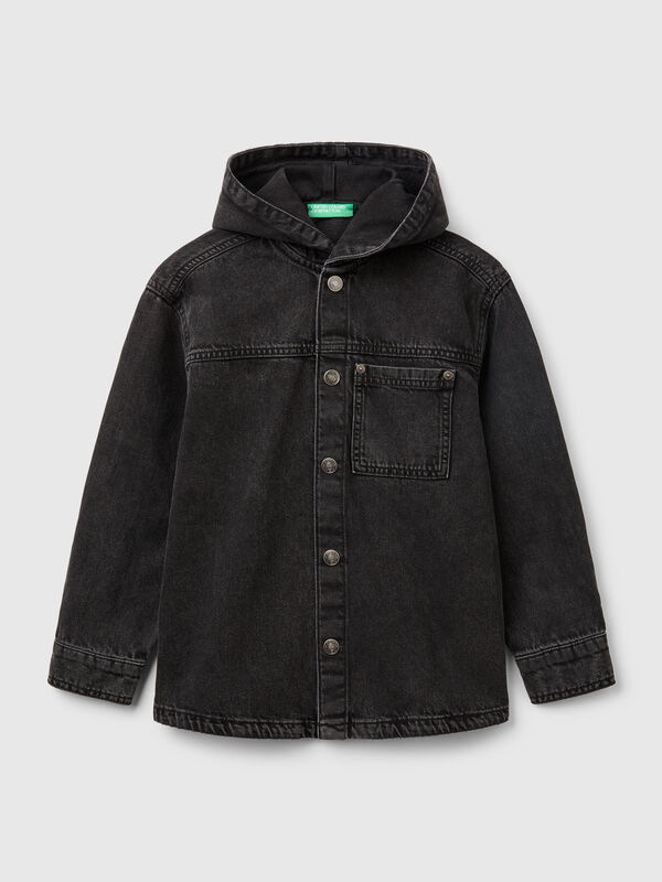 Jeanshemd mit Kapuze Jungen