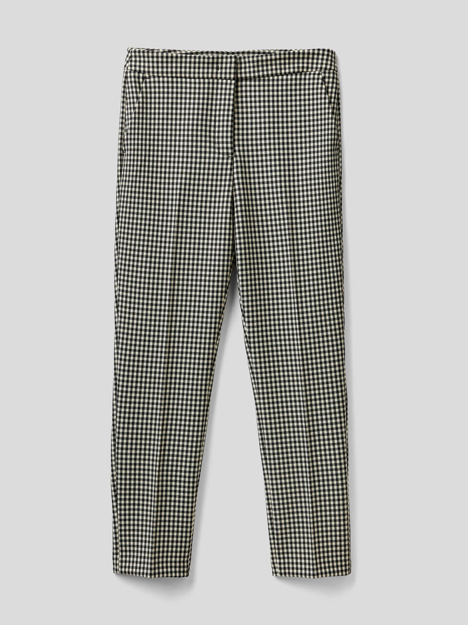 Hose mit Karomuster Damen image number 1