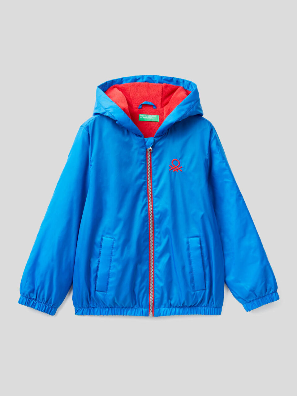 Jacke mit Reißverschluss und Kapuze image number 1