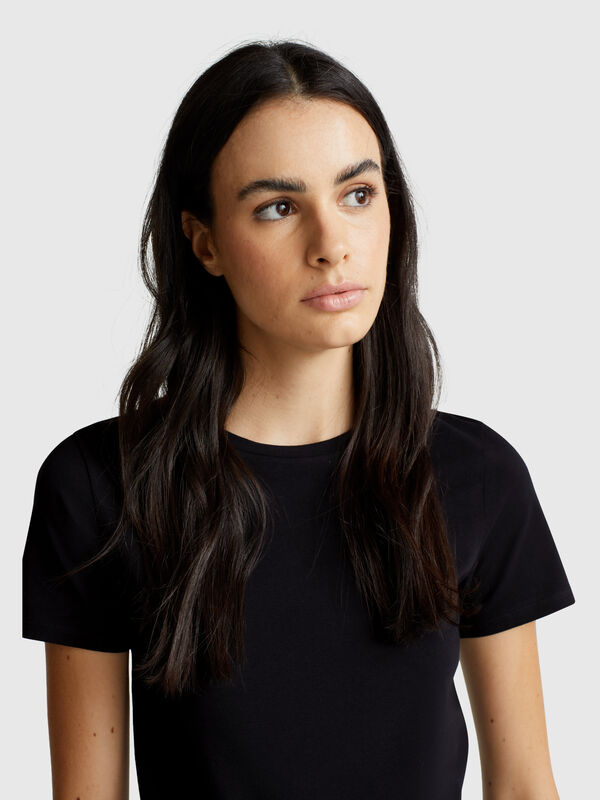 T-Shirt aus superelastischer Baumwolle Damen