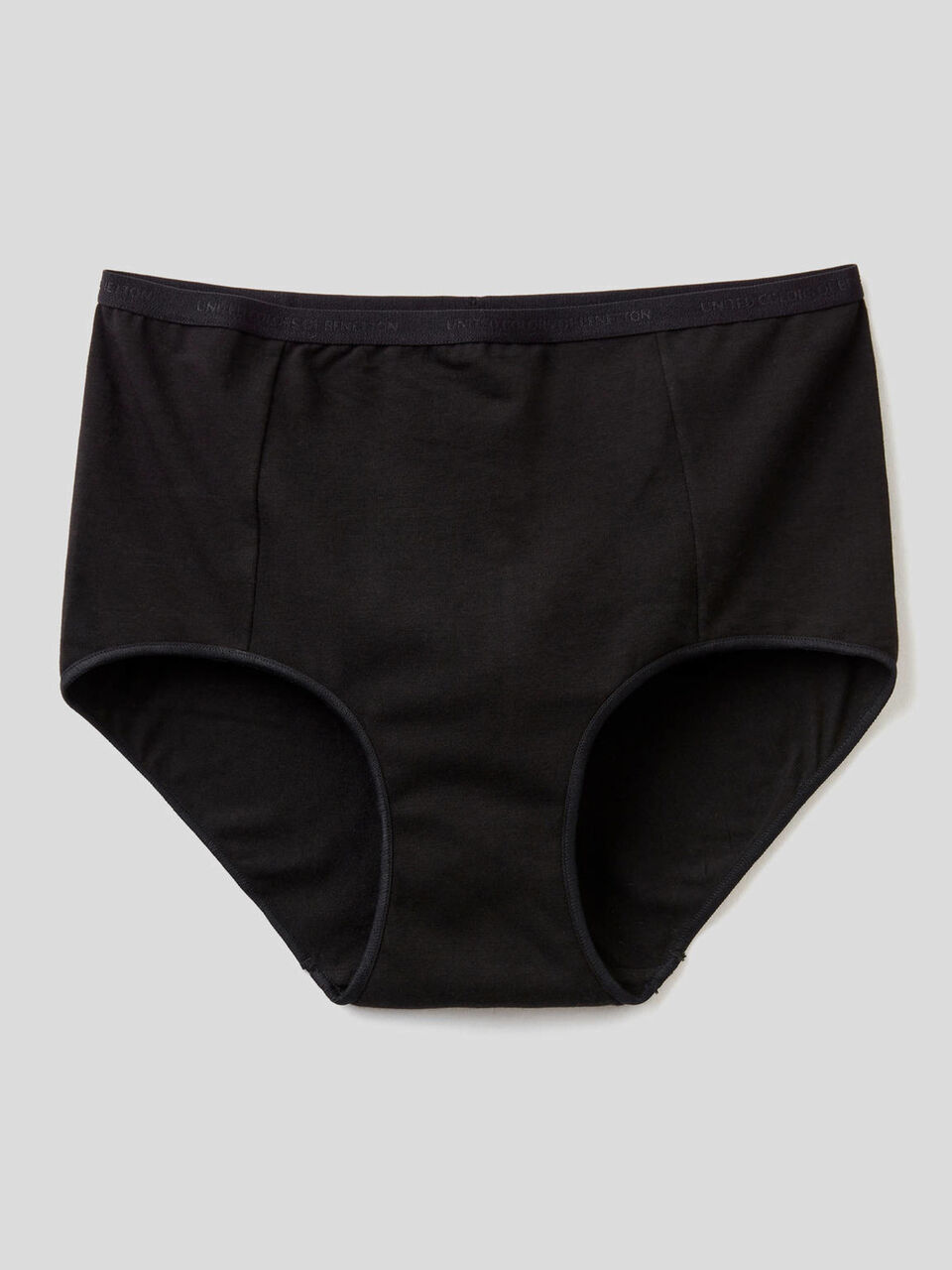 Culotte mit hoher Hüfte aus stretchiger Baumwolle image number 1