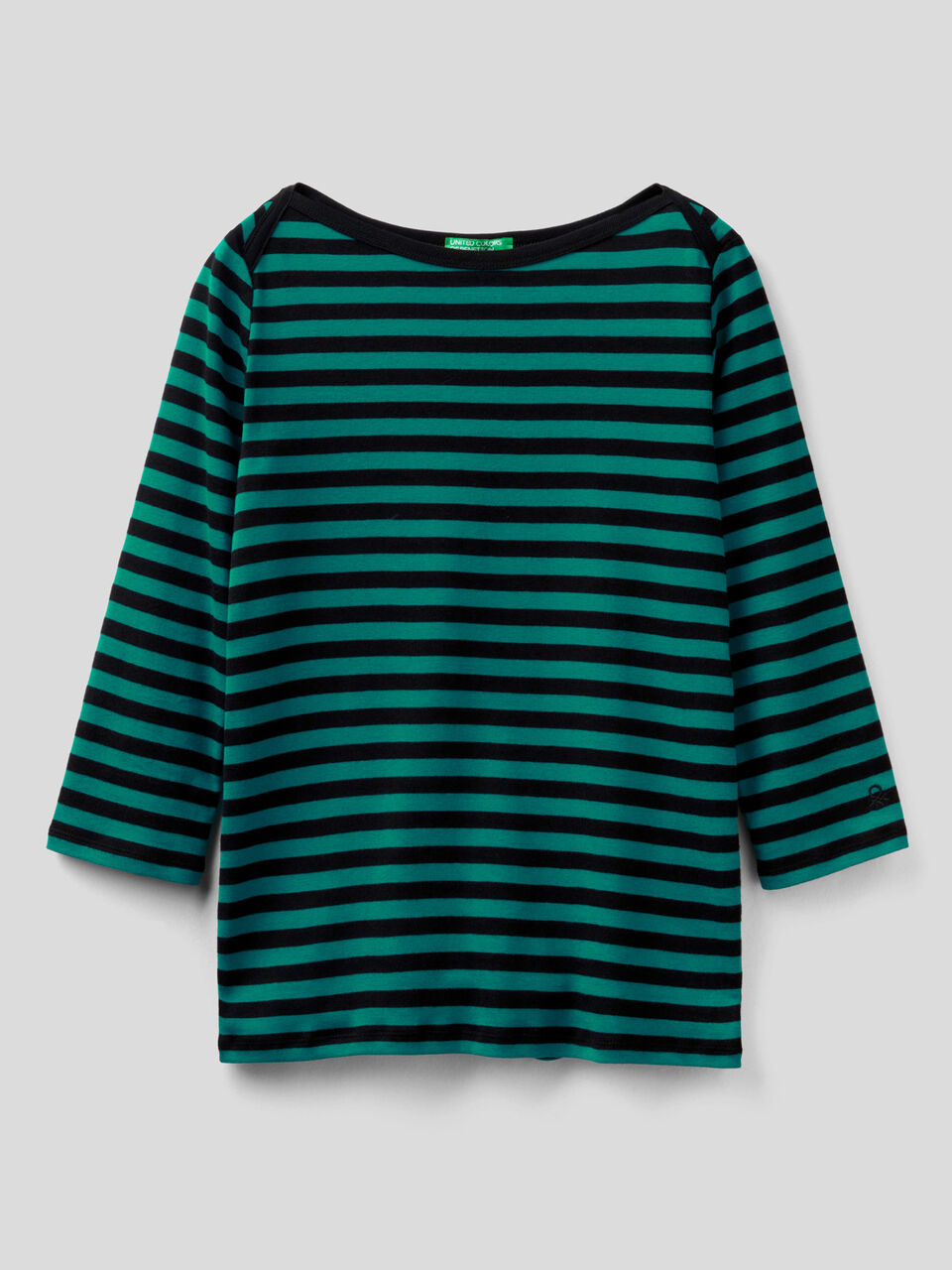 T-Shirt mit Streifen image number 1