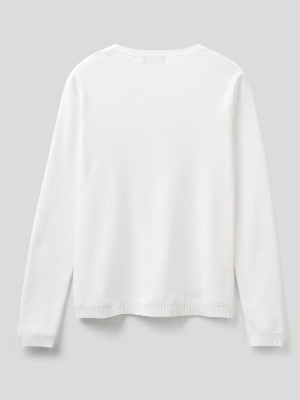 Pullover aus reiner Baumwolle mit Rundausschnitt image number 2