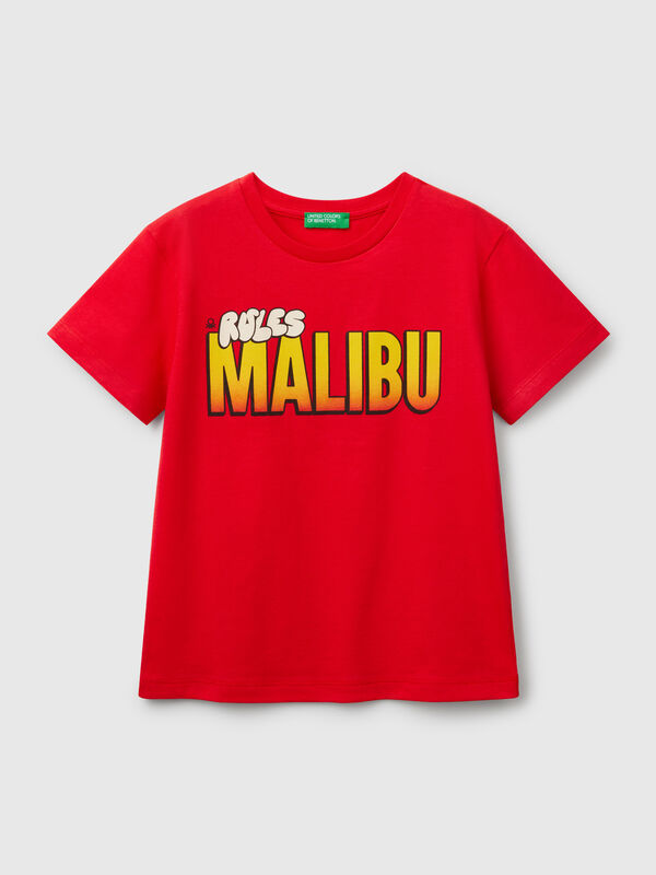 T-Shirt aus Baumwolle mit Aufdruck Jungen