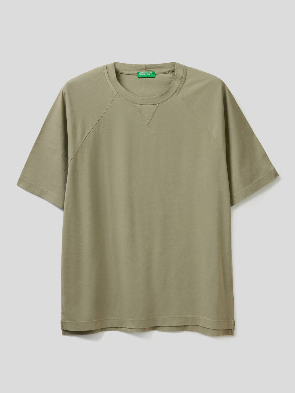 T-Shirt aus 100% Baumwolle mit Raglanärmeln image number 1