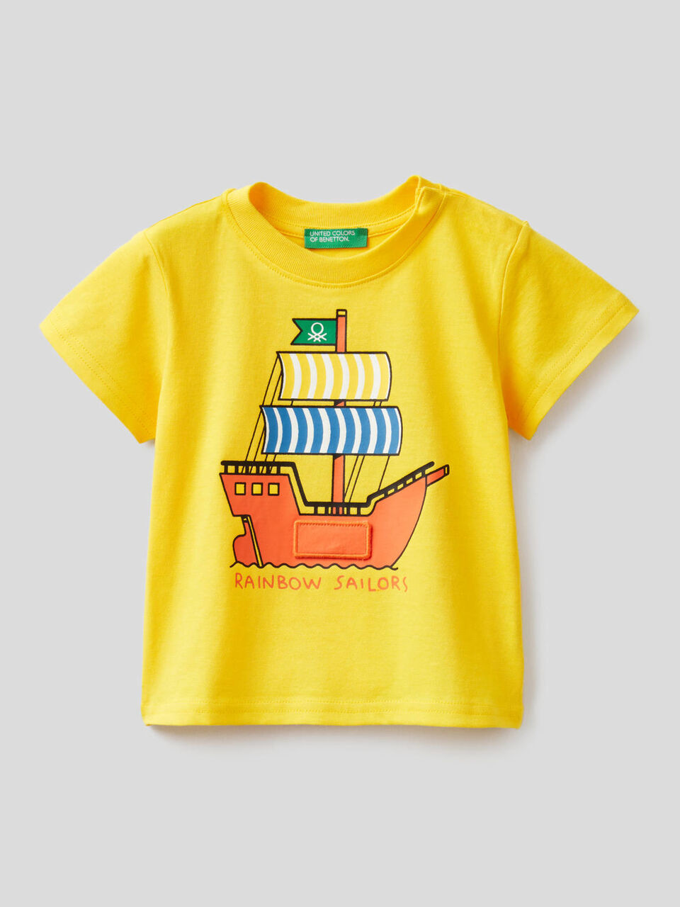 T-Shirt aus Baumwolle mit Print image number 1