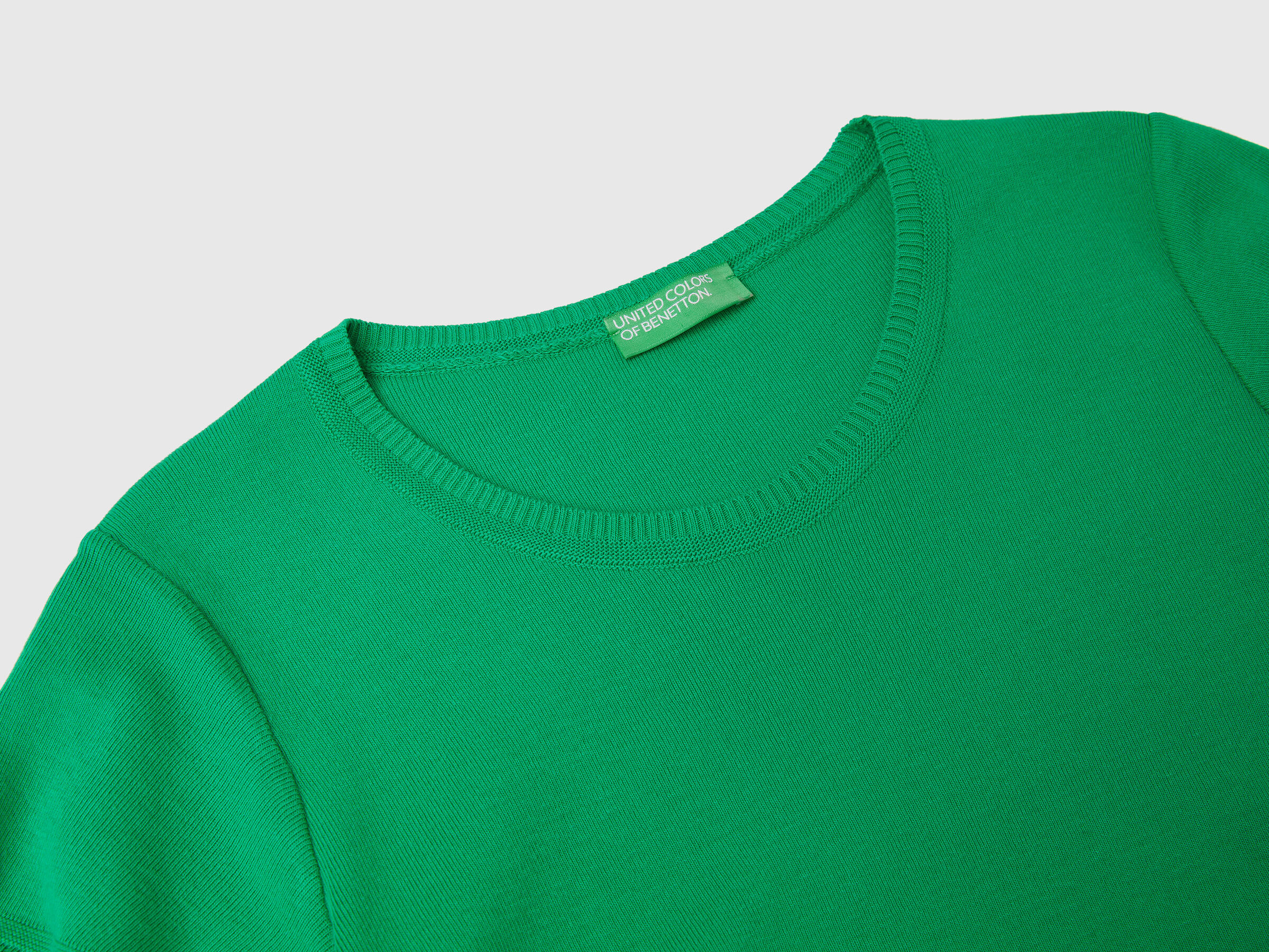 Kurzärmeliger Pulli aus 100% Baumwolle image number 6