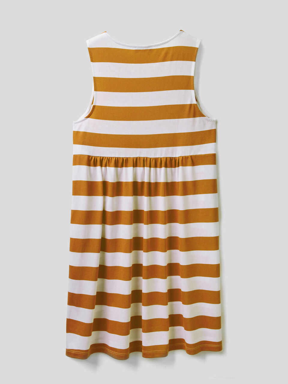 Kurzes, ärmelloses Kleid mit Streifen image number 2