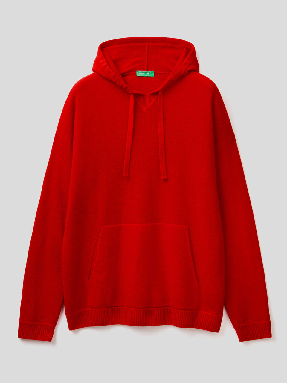 Pullover aus einer Wollmischung mit Kapuze image number 1
