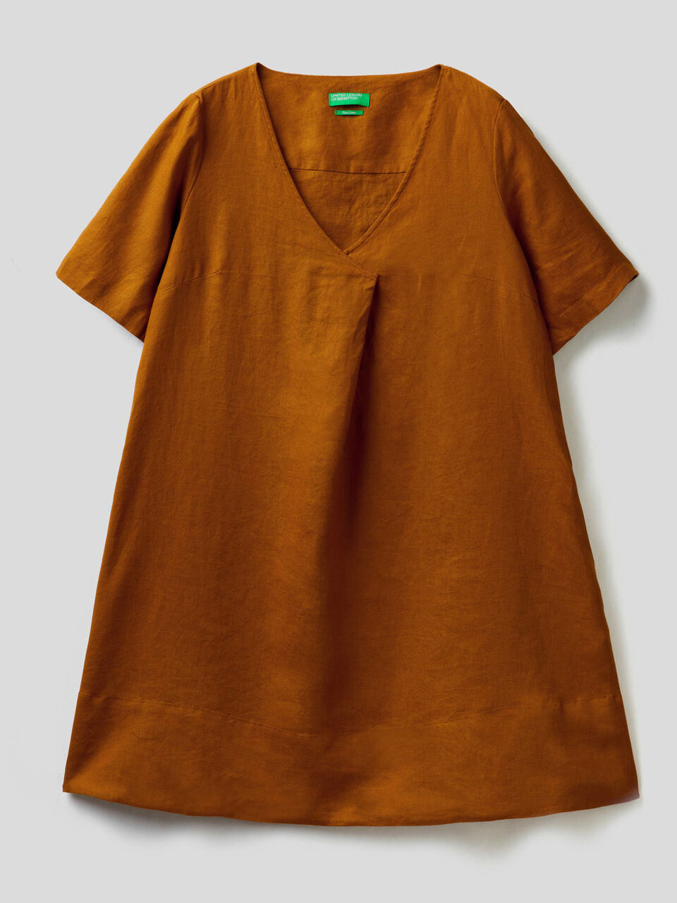 Kurzes Kleid aus reinem Leinen image number 1