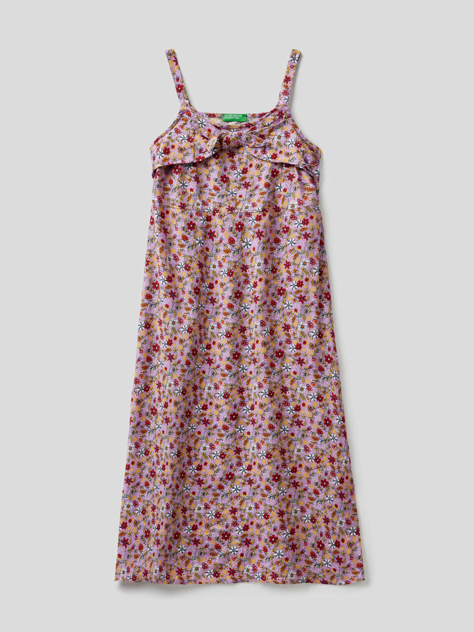 Langes Kleid mit Blumenprint image number 1