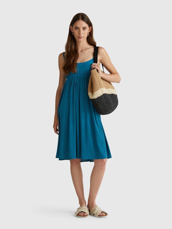 Kleid aus reiner Viskose Damen