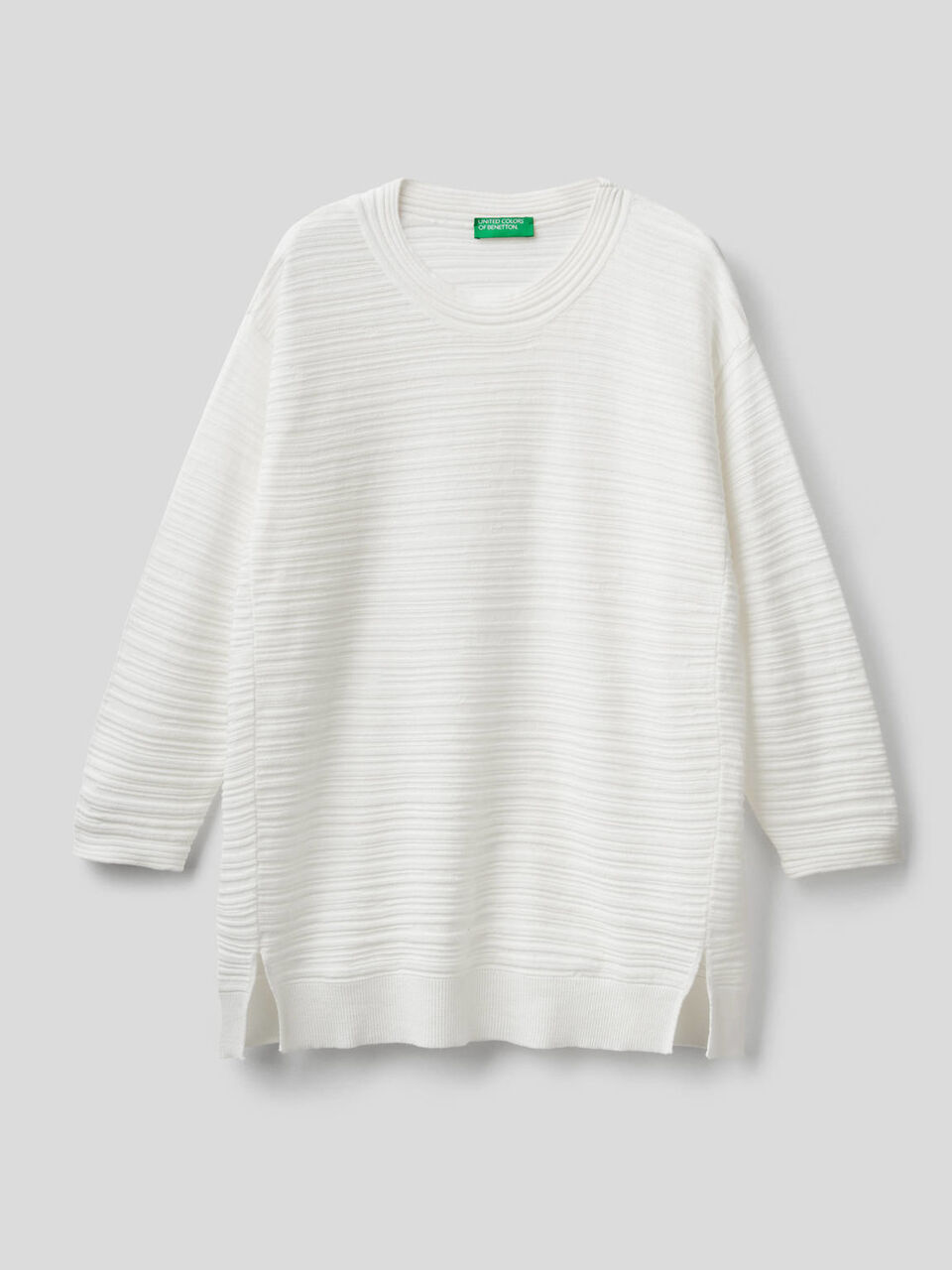Pullover aus 100% Baumwolle mit besonderer Verarbeitung image number 1