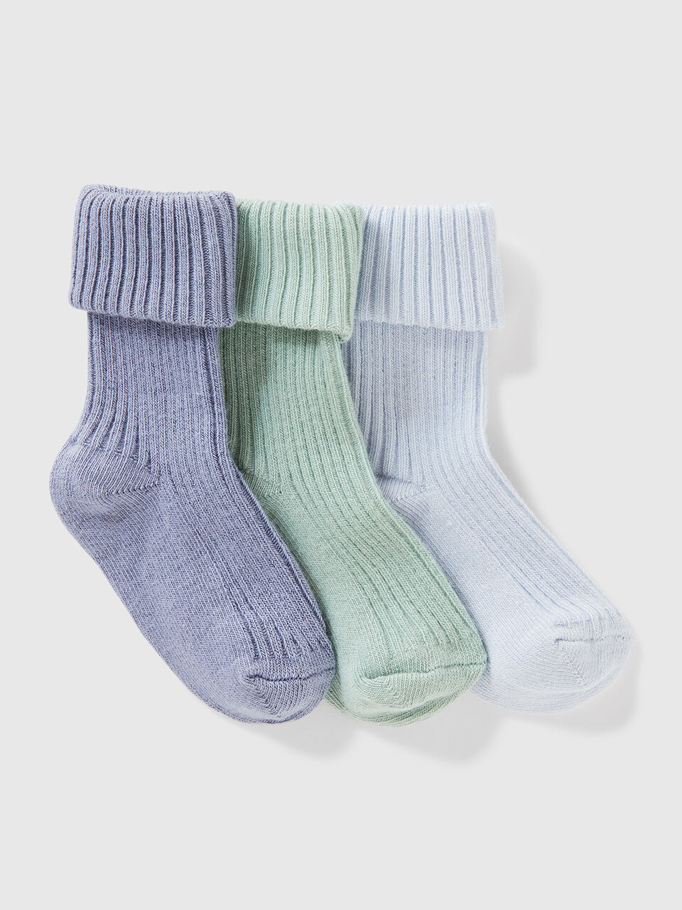 KNITTED SOCKS 3 PAIR Newborn image number 1